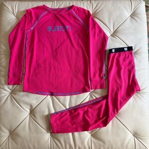 Burton Kids Thermal Set in Pink and Blue